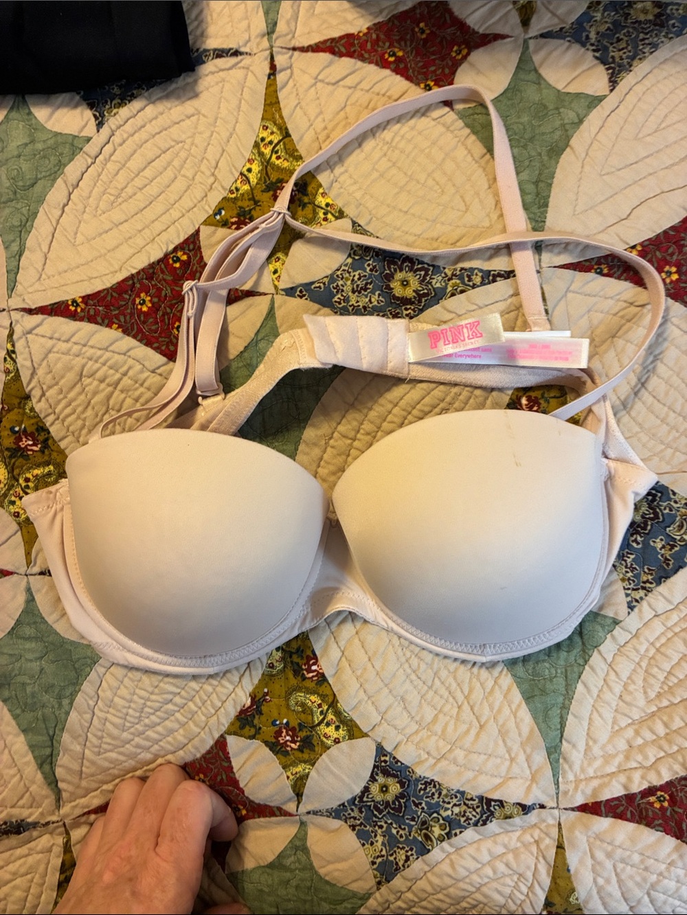PINK Victoria's Secret Nude Padded T-Shirt Bra
